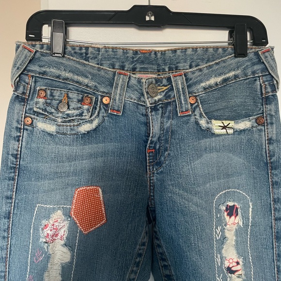 True Religion unique patchwork jeans - Picture 13 of 16